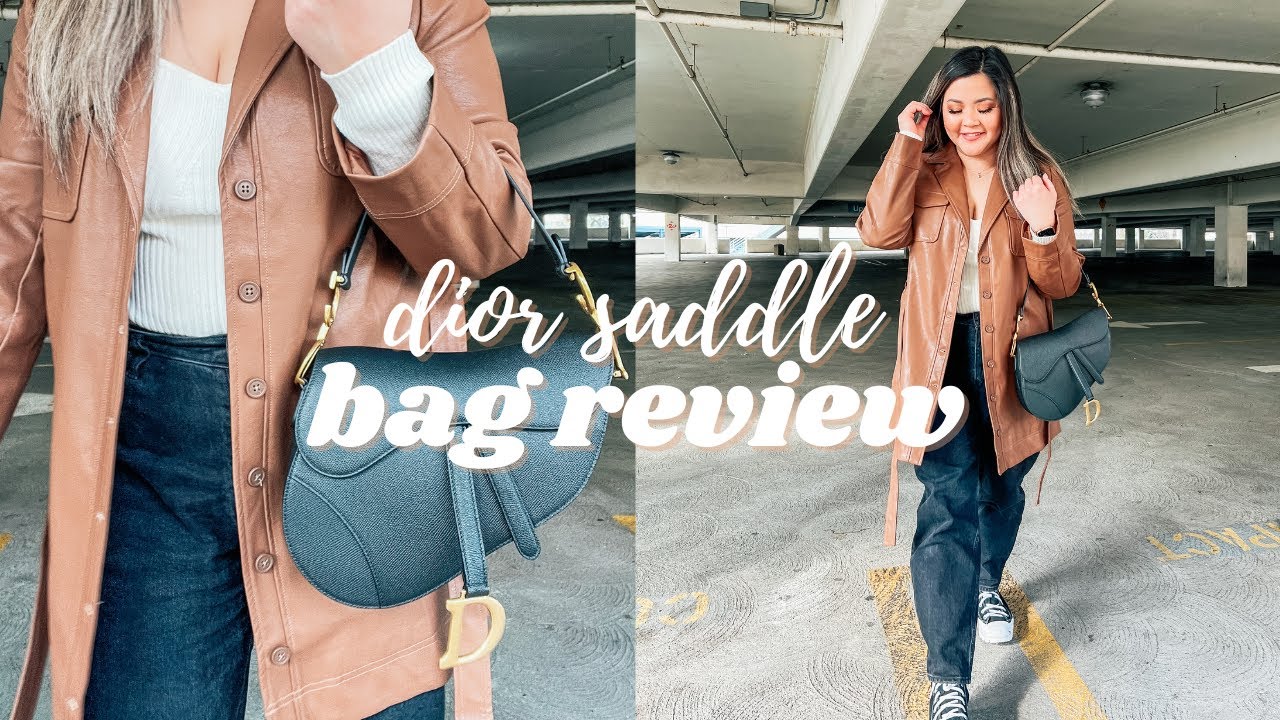 MEDIUM DIOR SADDLE BAG REVIEW 🤍✨ (7 month bag review + what fits)