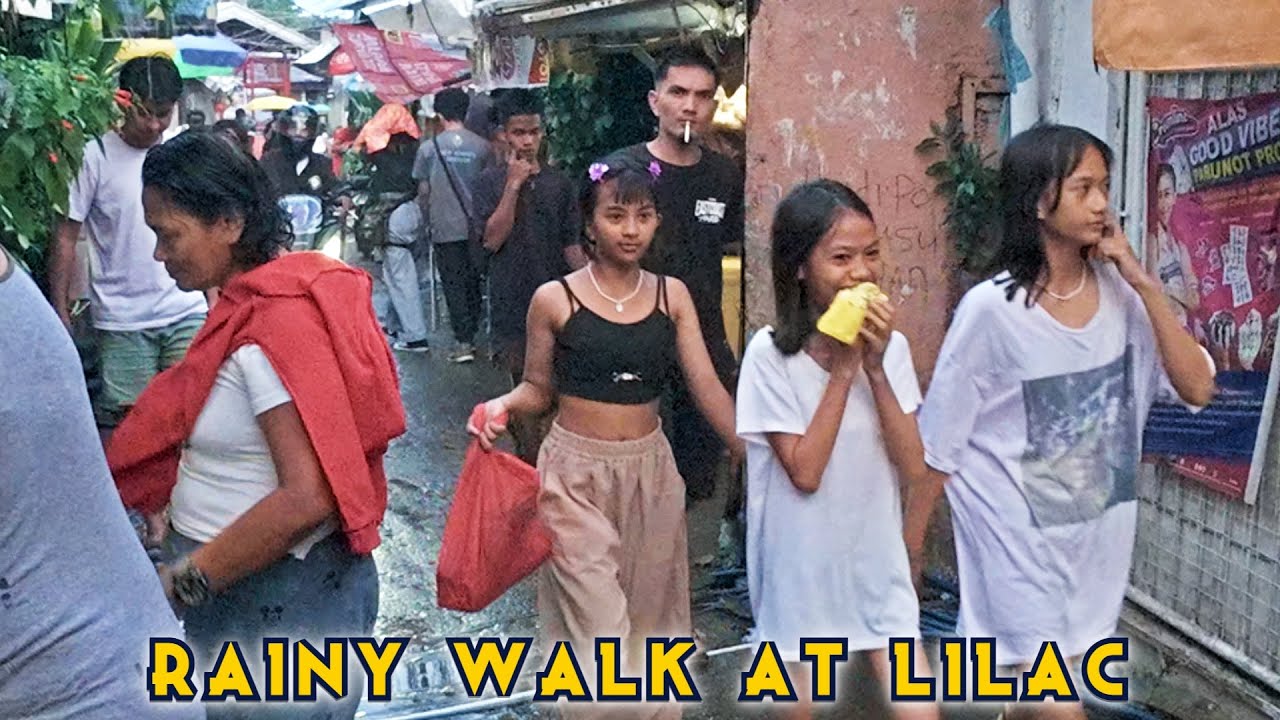 SUCH A GLOOMY RAINY WALK TOWARDS LILAC COMMUNITY | FAIRVIEW RESIDENCES, QUEZON CITY [4K] 🇵🇭
