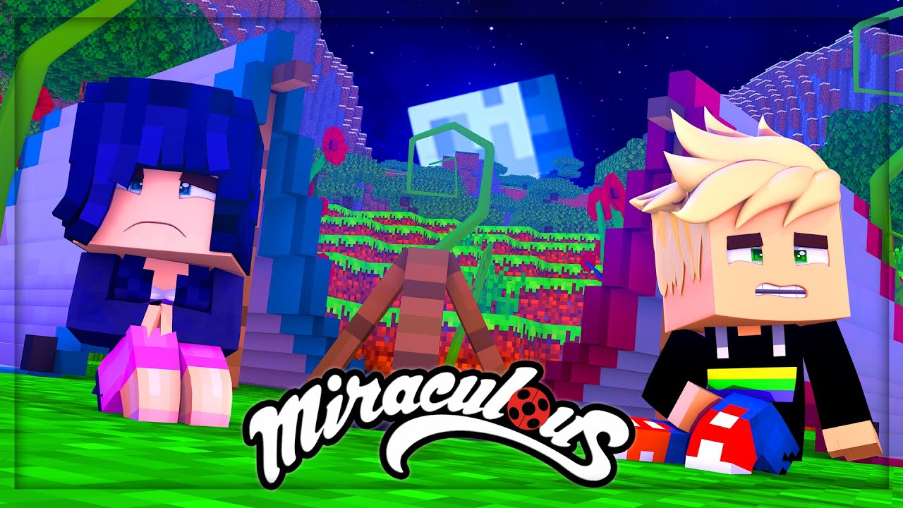 Minecraft Bebês: MARINETTE E ADRIEN ACAMPANDO (Ep.22)- MIRACULOUS AS AVENTURAS DE LADYBUG E CAT NOIR