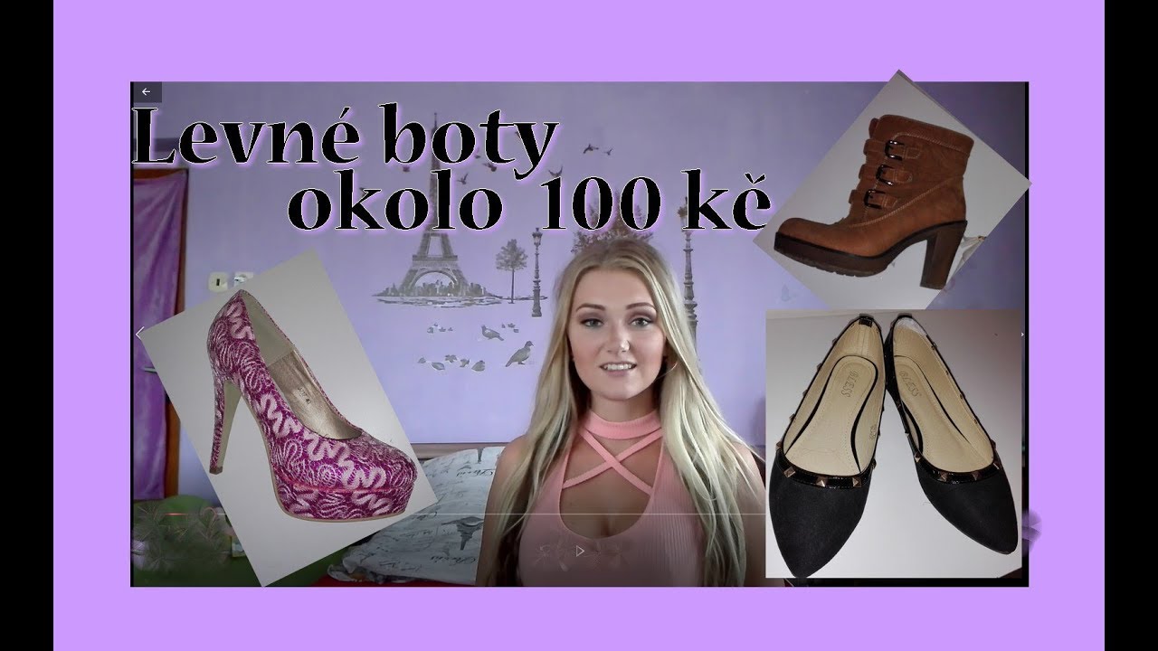 Kde nakoupit nov&eacute; boty okolo 100 kč ?