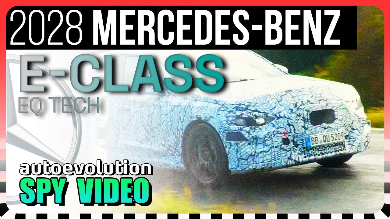 2028 Mercedes-Benz E-Class EQ Tech // SPY VIDEO