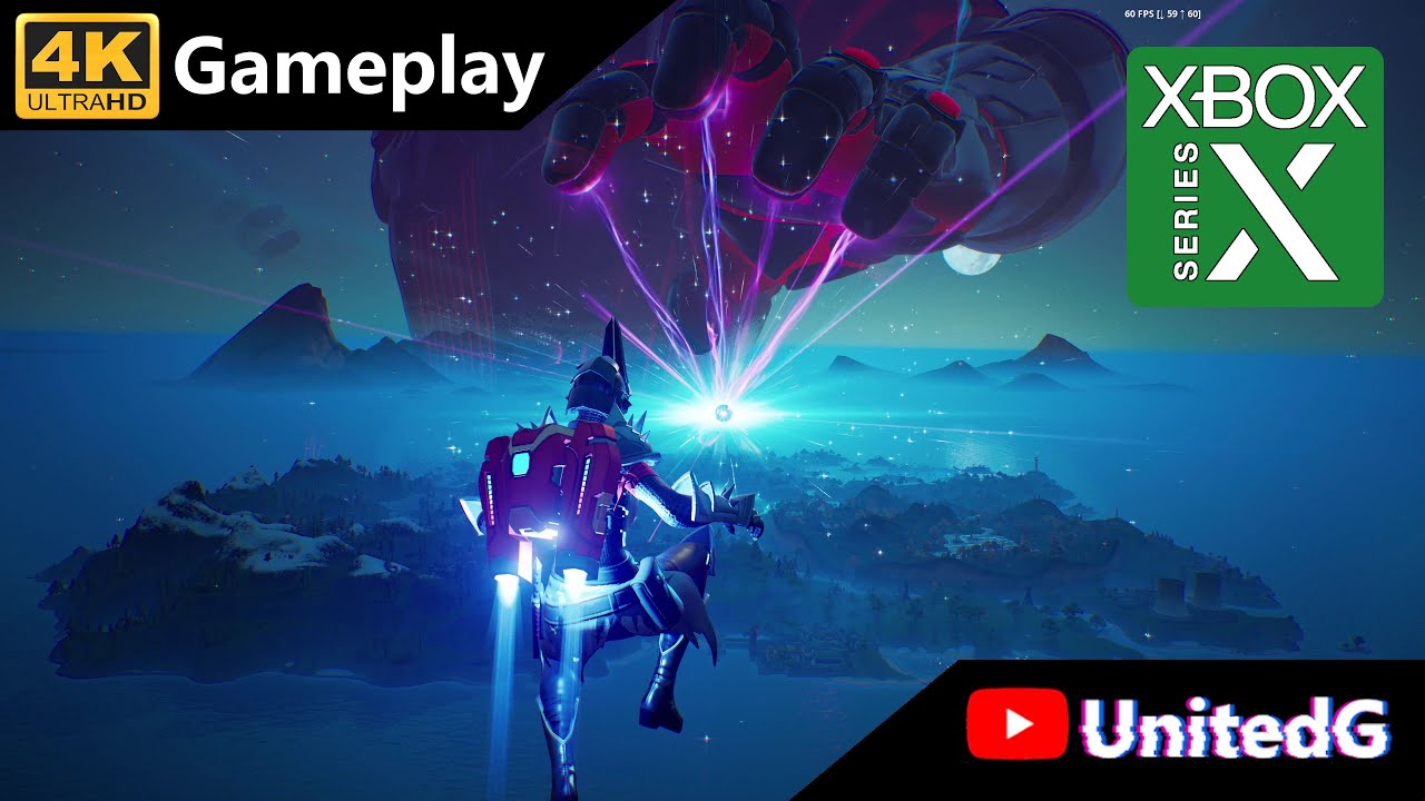 Fortnite - Full Galactus Event on Xbox Series X in 4K 60FPS [Next-Gen]