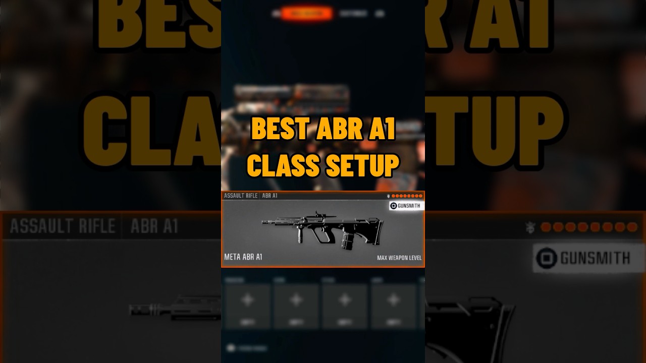 новая МЕТА ABR A1 НАСТРОЙКА в BLACK OPS 6!