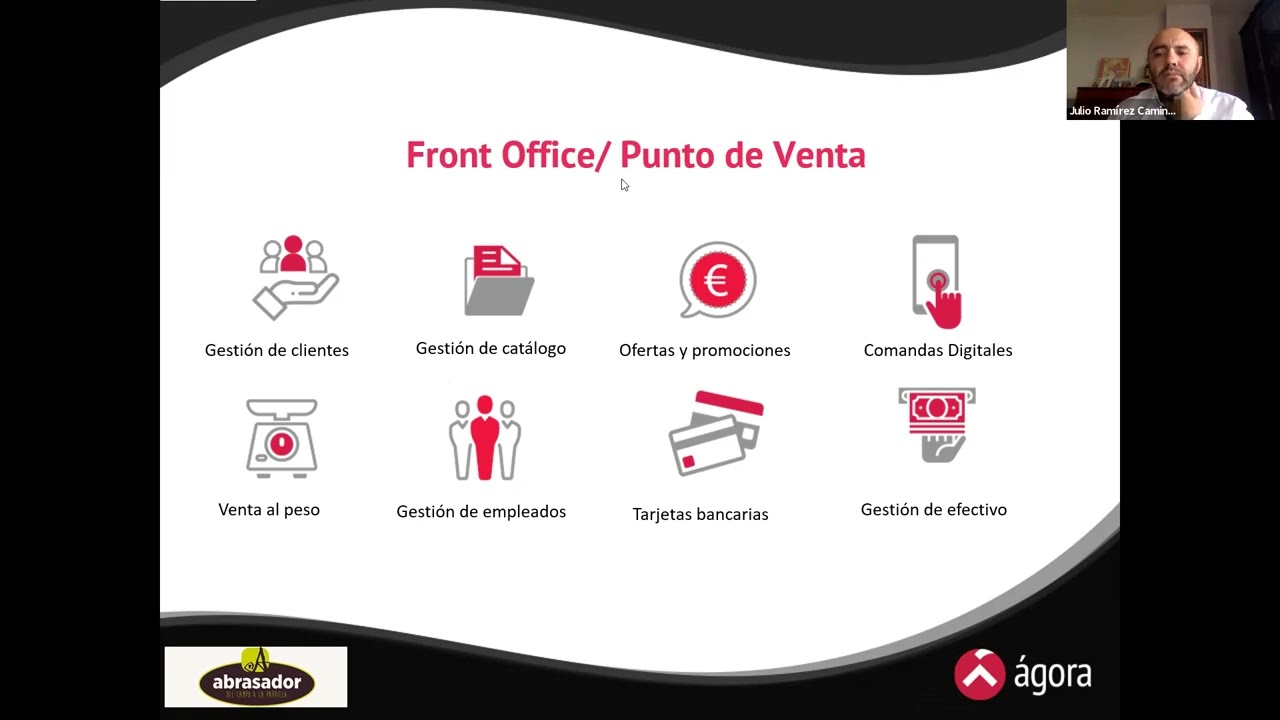 Programa de Gestión de Agora homologado. Y Manual de Cortes de carnes Abrasador