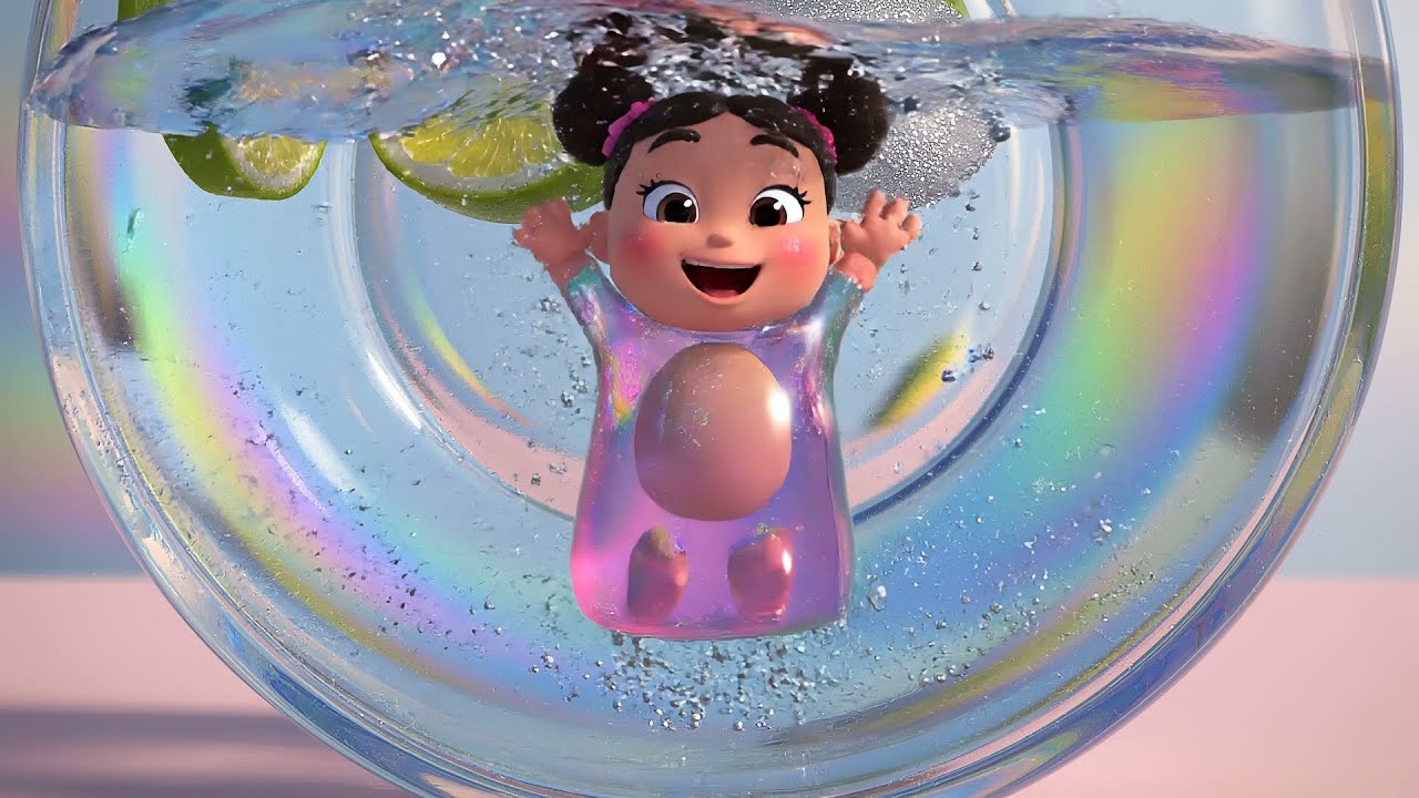 Fall Guys Jelly Runner saltó a una taza gigante | Canciones Infantiles y Rimas para Niños