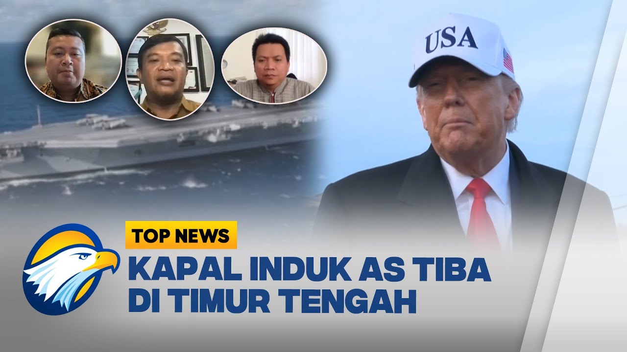 Kapal Induk AS Tiba di Timur Tengah Ancaman Perang Besar Semakin Dekat  - [Top News]