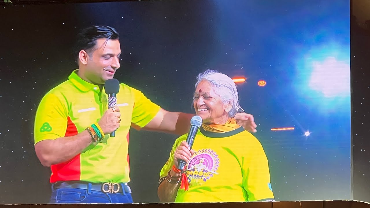 DR. Brijesh with Old Lady # Business Event