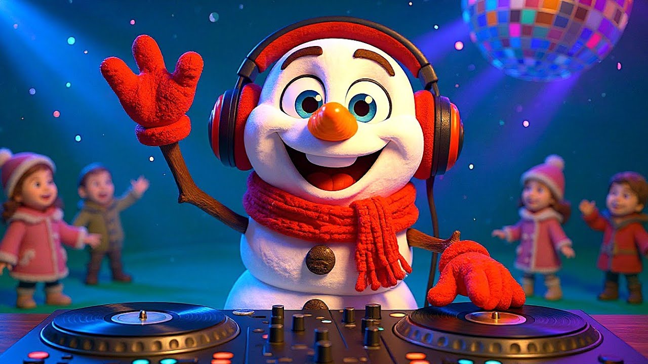 ☃️ Eu sunt Omul de Zăpadă &ndash; Fa-la-la-la-la! Vin copiii să mă vadă ❄️🎶 | C&acirc;ntec de Iarnă pentru Copii
