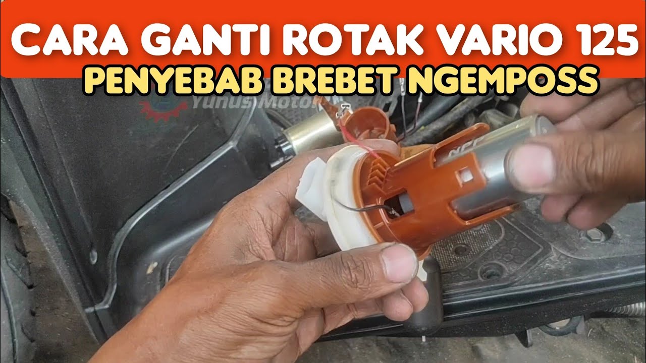 Cara mengganti rotak vario 125, karena brebet dan ngempos