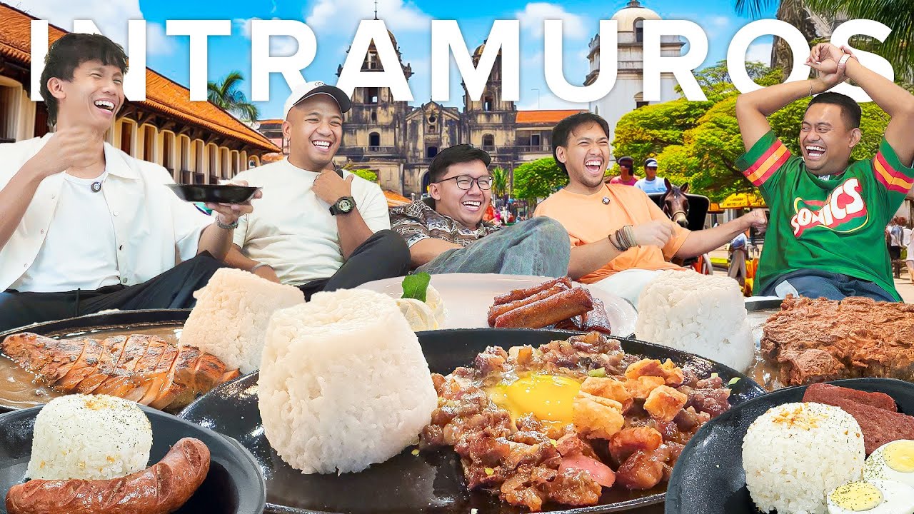 Ang sarap mag food trip sa Intramuros!