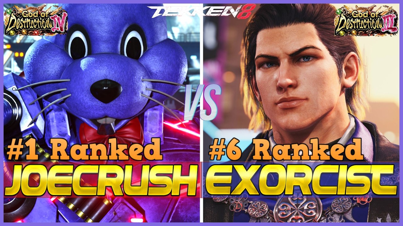 T8 ▰ JOECRUSH (#1 Ranked Jack-8) Vs DIVINEEXORCIST (#6 Ranked Claudio) ▰ Tekken8 High Level Gameplay