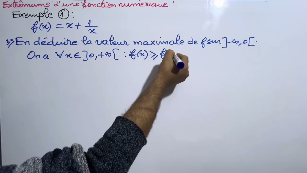 Généralités sur les fonctions extremums 