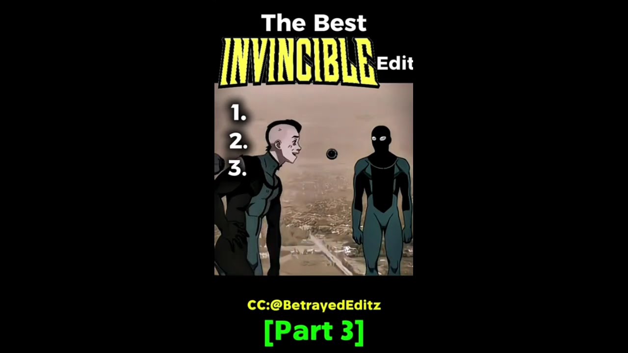 Ranking the Best invincible edits COMPILATION(Part 1 -15)