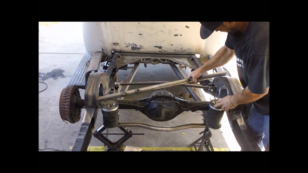 Jimenez Bros Customs / How to installl 2 link / suspension  PART 2