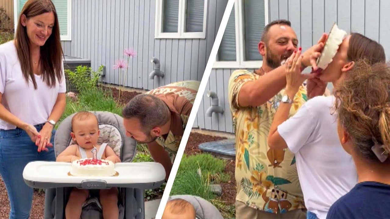 Husband Pushes Son&rsquo;s Birthday Cake in Wife&rsquo;s Face