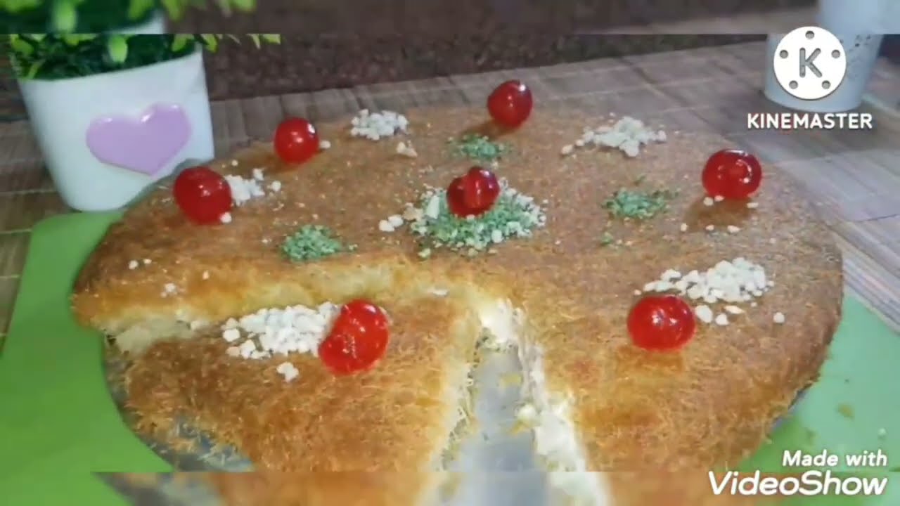 الكنافة بالكريمة ولا اجدع حلواني وتحدى والطعم حكاية 🌹