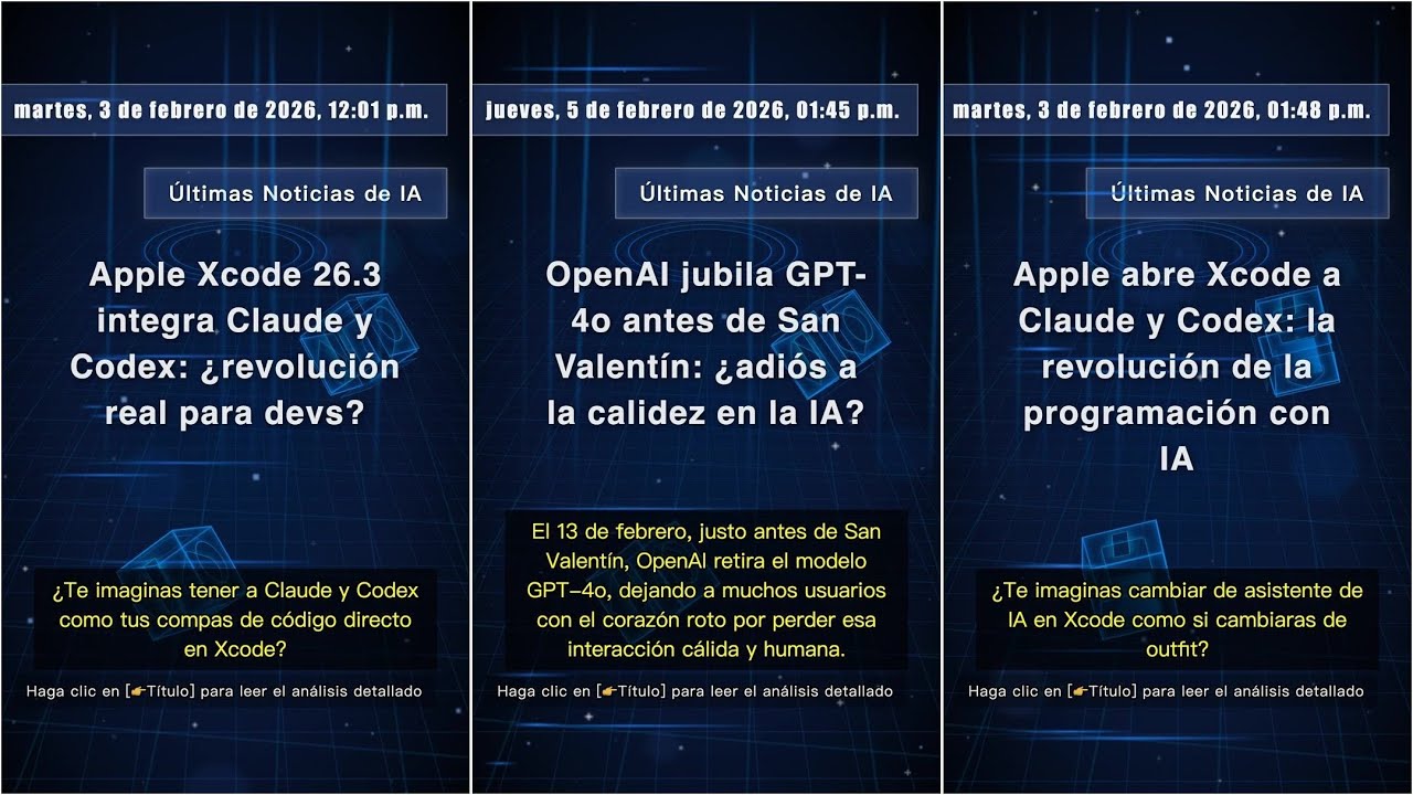 Noticias de Tecnología IA: viernes, 6 de febrero de 2026, 06:33 p.m. #QixNewsAI