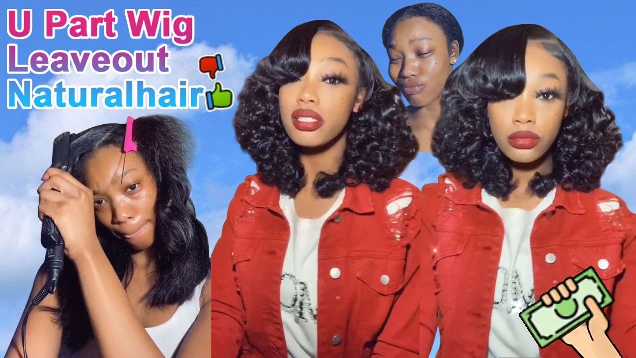 Easy U Part Wig Install For Beginners!🤔Back To School Natural Hairstyle Ft. #ULAHAIR