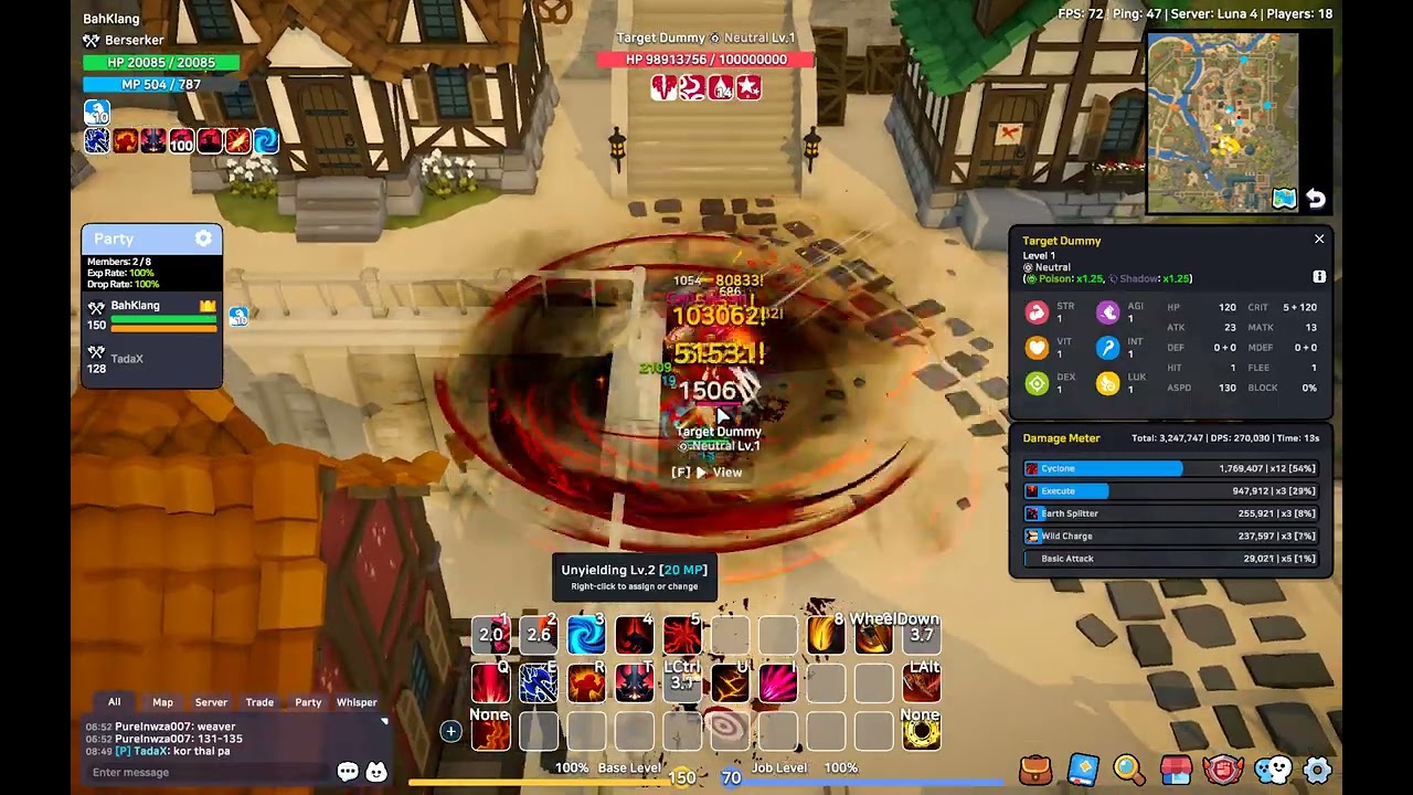Spiritvale Berserker dps 250k++