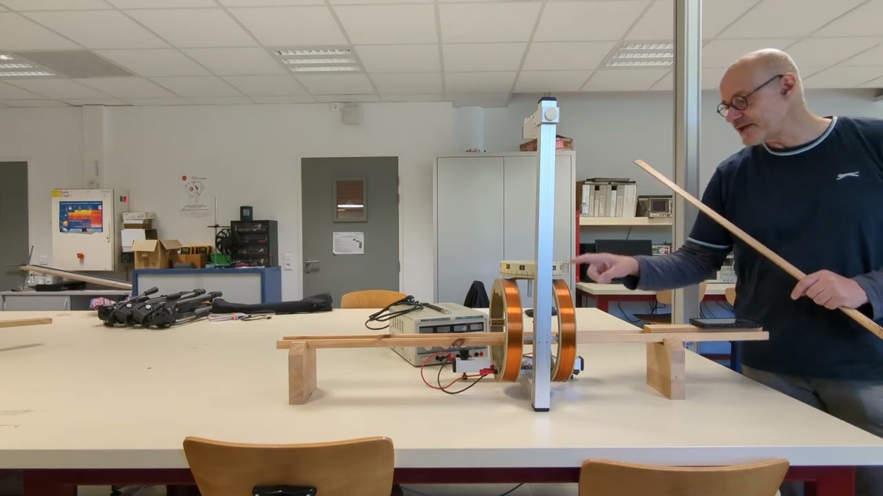Mesure du champ magnétique de bobines de Helmoltz avec son téléphone