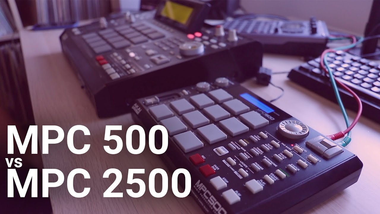 MPC 500 vs MPC 2500 - Sampling Comparison | 