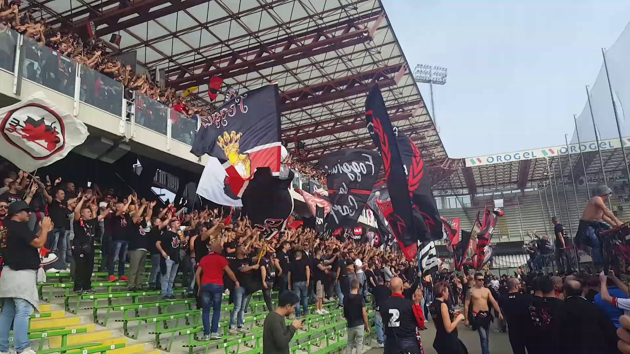 Cesena Foggia 3 3 tifo infernale