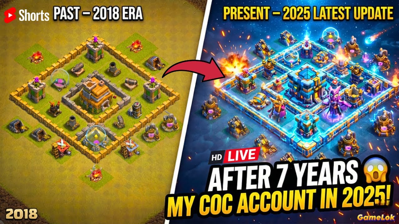 I’m opening my Clash of Clans account after 7 YEARS 😱 Community Event #newupdate