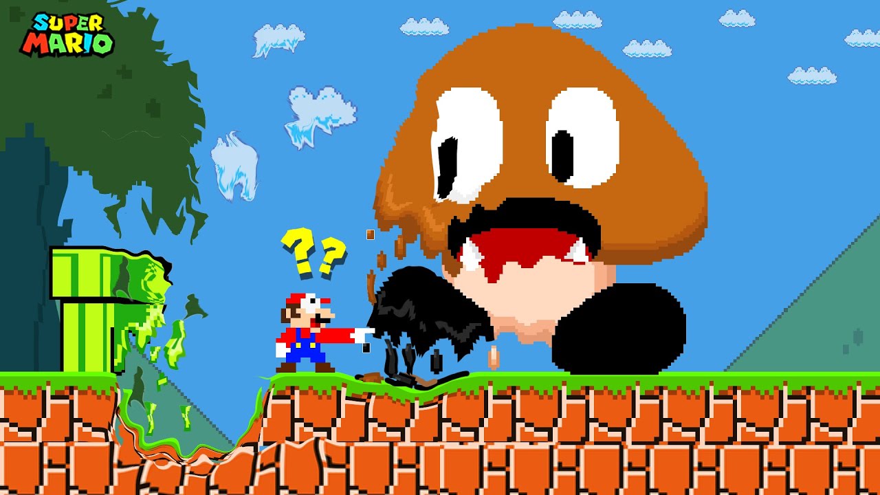 But Mario Can Turn Anything He Touches Into Melting SLIME... | SUPER MARIO BROS