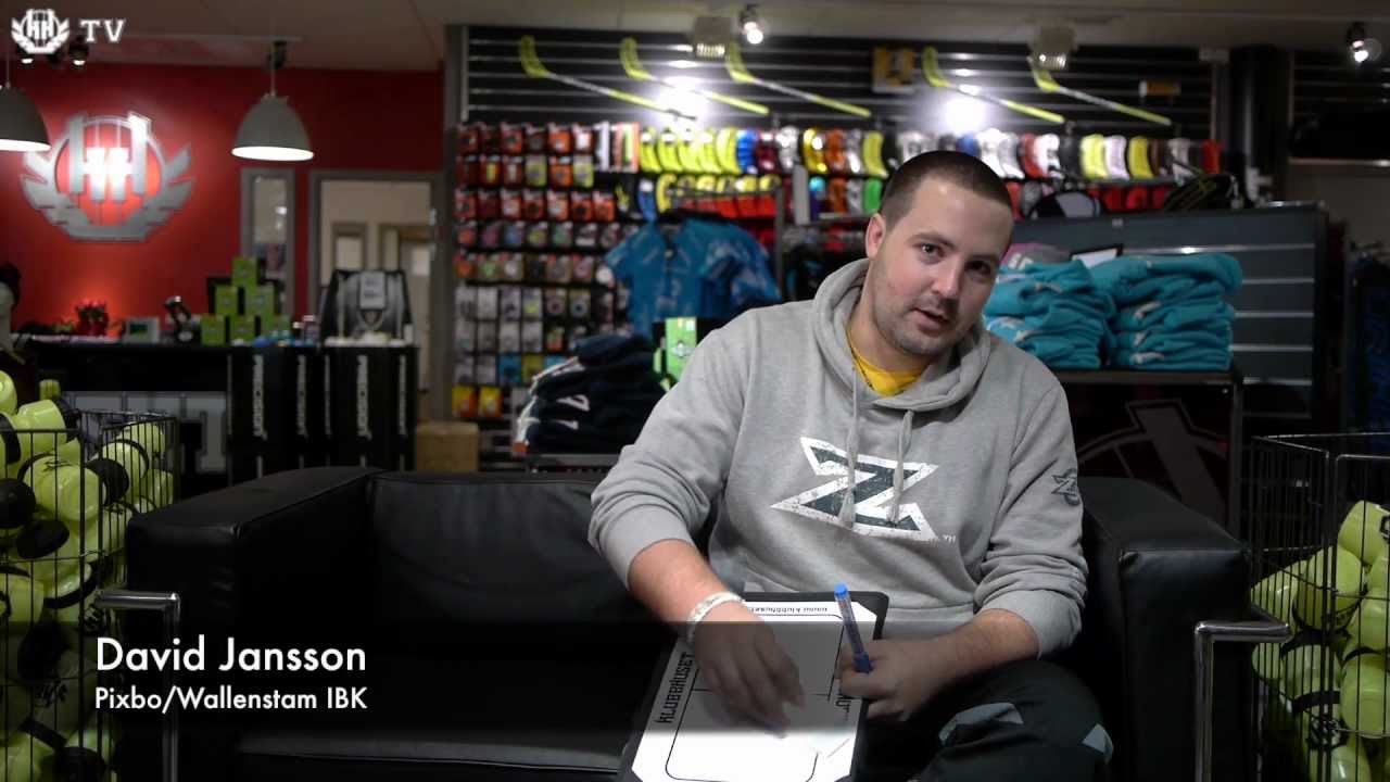 David Jansson, Pixbos tränare, visar innebandyfrislag. Del 3