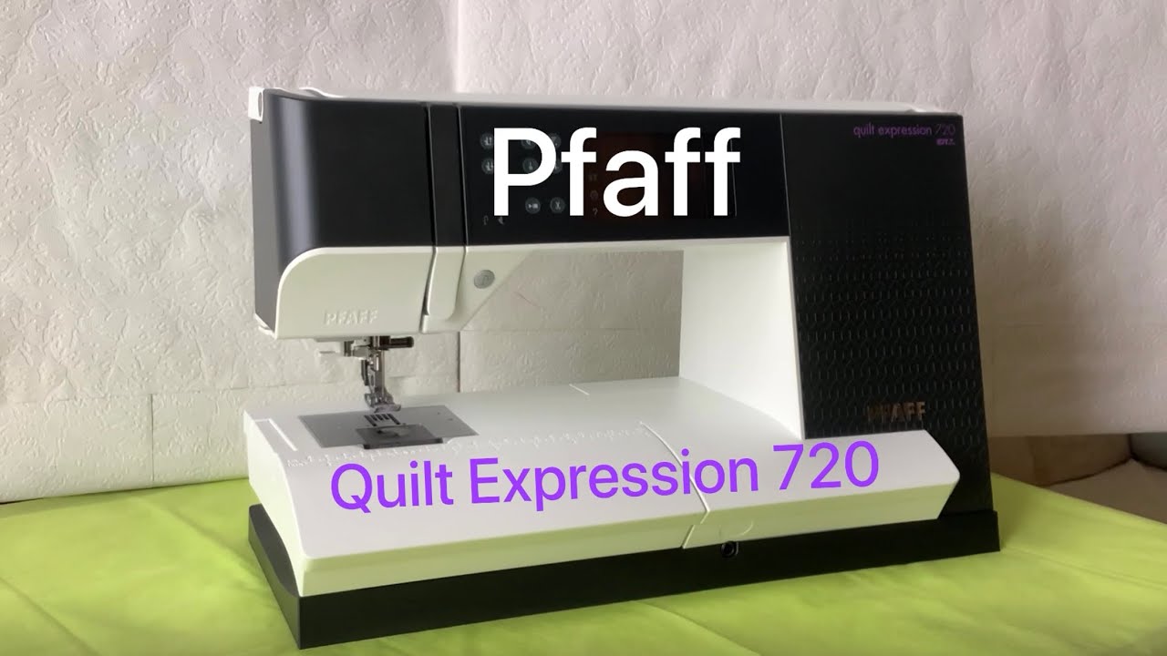 Пфафф Quilt Expression 720  . Заправка нити в иглу и намотка на шпульку . #Pfaff