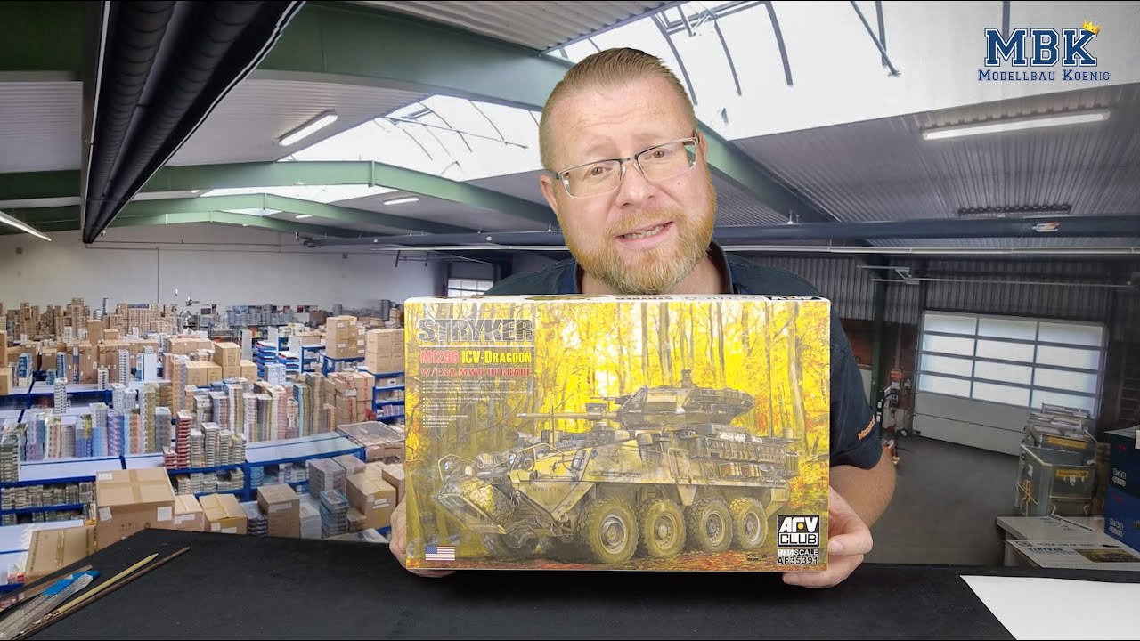 MBK packt aus #1228 - 1:35 M1296 STRYKER ICV-Dragoon W/ESA MWO Upgrade (AFV Club 35391)