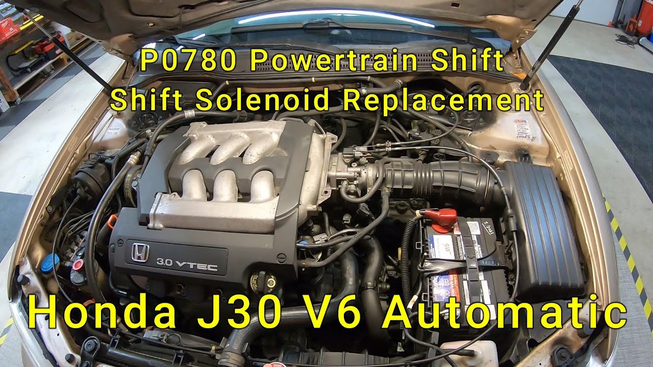 Honda V6 J30 PO780 Shift Fault - Shift Solenoid Replacement