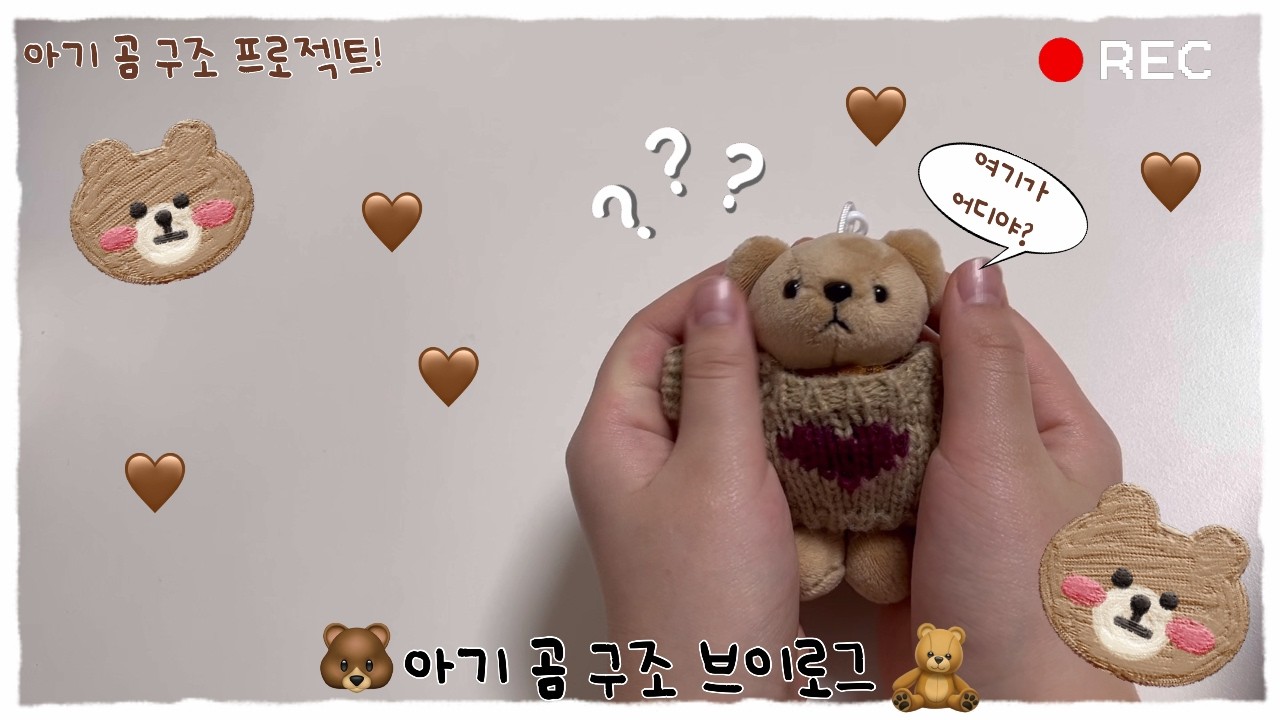 아기 곰 구조 브이로그#인형 #인형계 #아기곰 #곰 #구조 #브이로그
