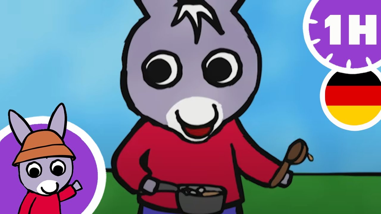 🍲 Trotro kocht eine Suppe im Garten 🍲 - Kartoon für Baby