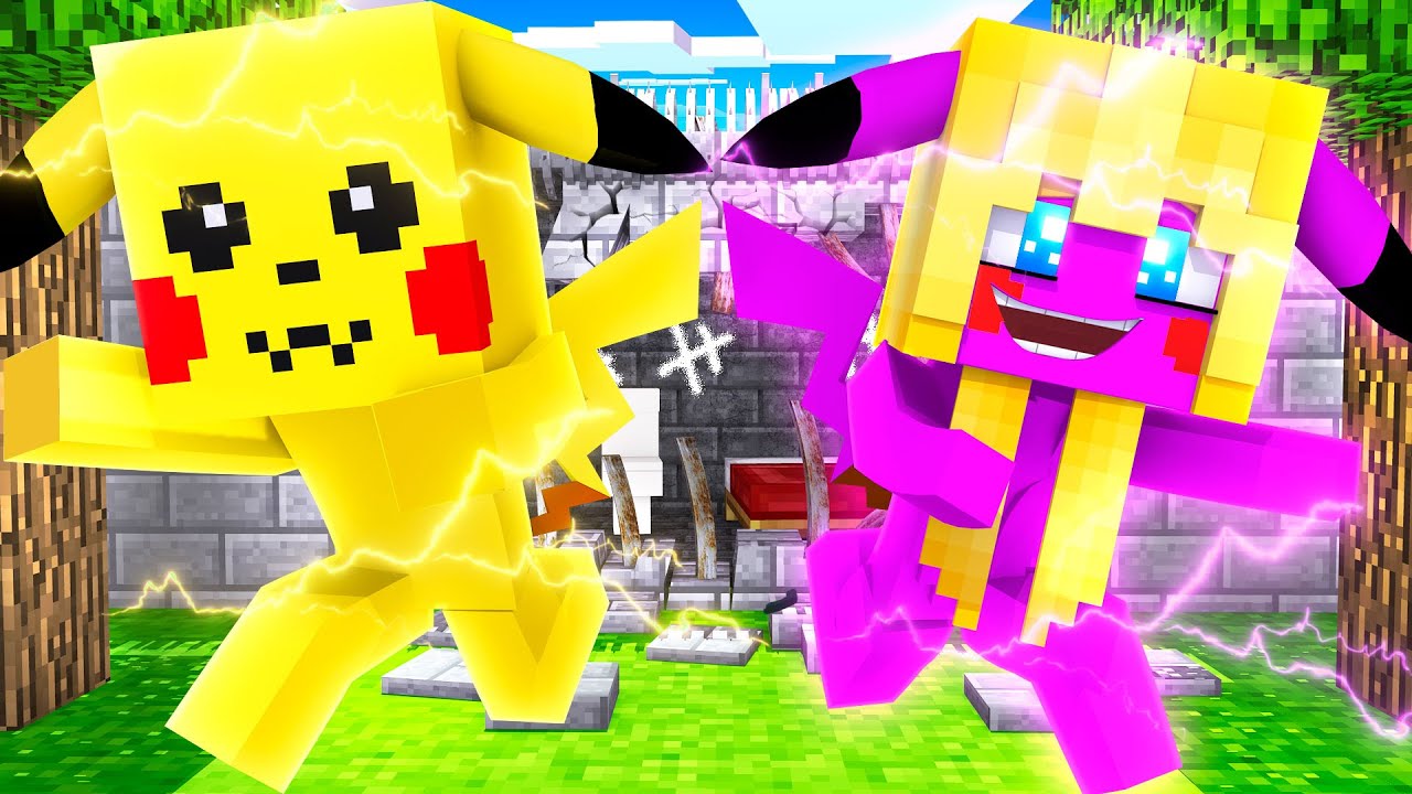 ISY & FLO als BABY PIKACHU im GEFÄNGNIS?! - Minecraft GEFÄNGNIS