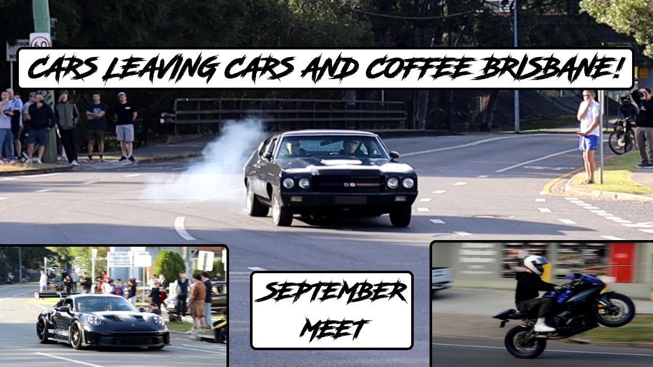 Modified Cars Leaving Cars and Coffee Brisbane September Meet | Accelerations, Revs & More!!!