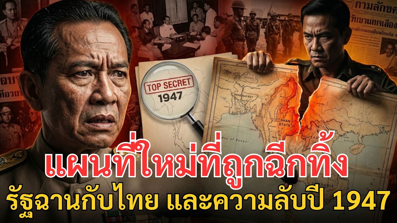 ความจริงที่โลกไม่เคยรู้ แผนที่ใหม่ถูกฉีกทิ้ง! รัฐฉานกับไทย และความลับปี 1947 ที่เปลี่ยนชะตากรรมชาติ!