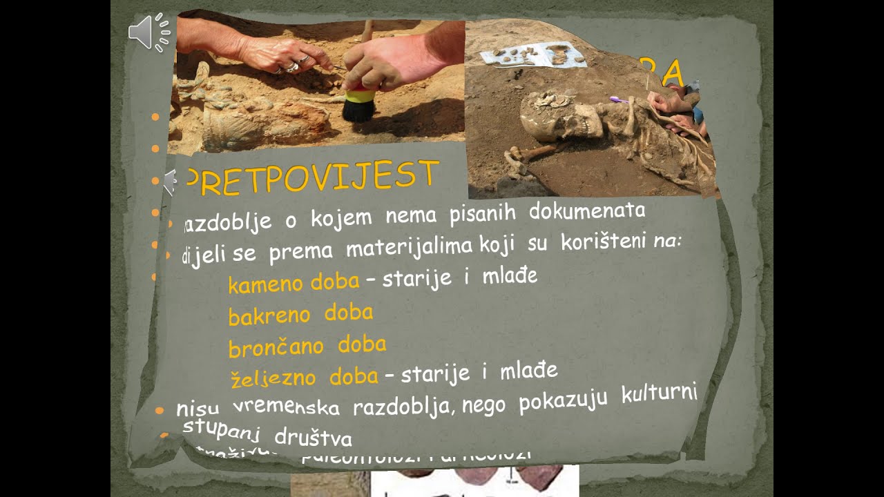 Pretpovijest i povijest -  prije dolaska Hrvata