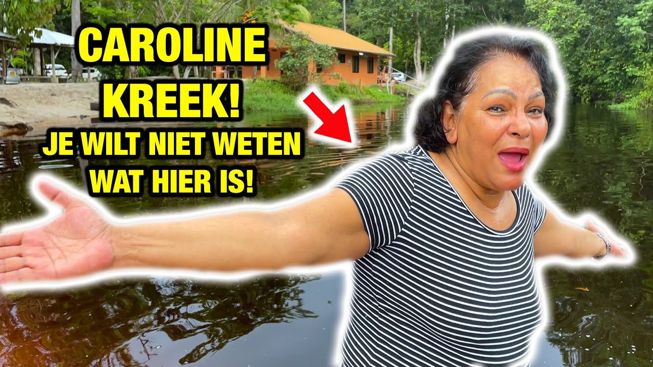 Eerste Keer Naar Suriname Carolina Kreek Zwemmen