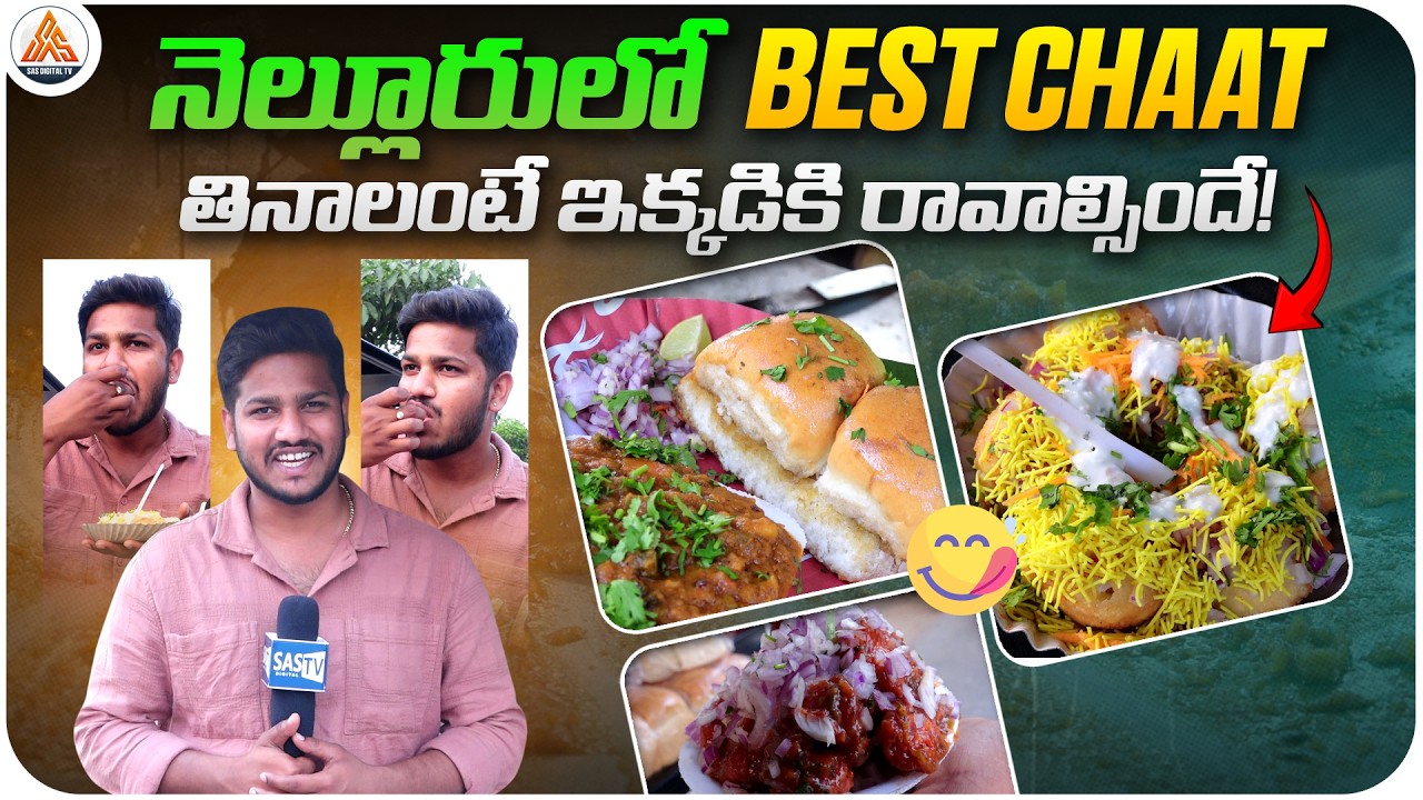 Best Chaat in Nellore &mdash; Must-Visit Street Food Spot for Chaat Lovers! | SASTv