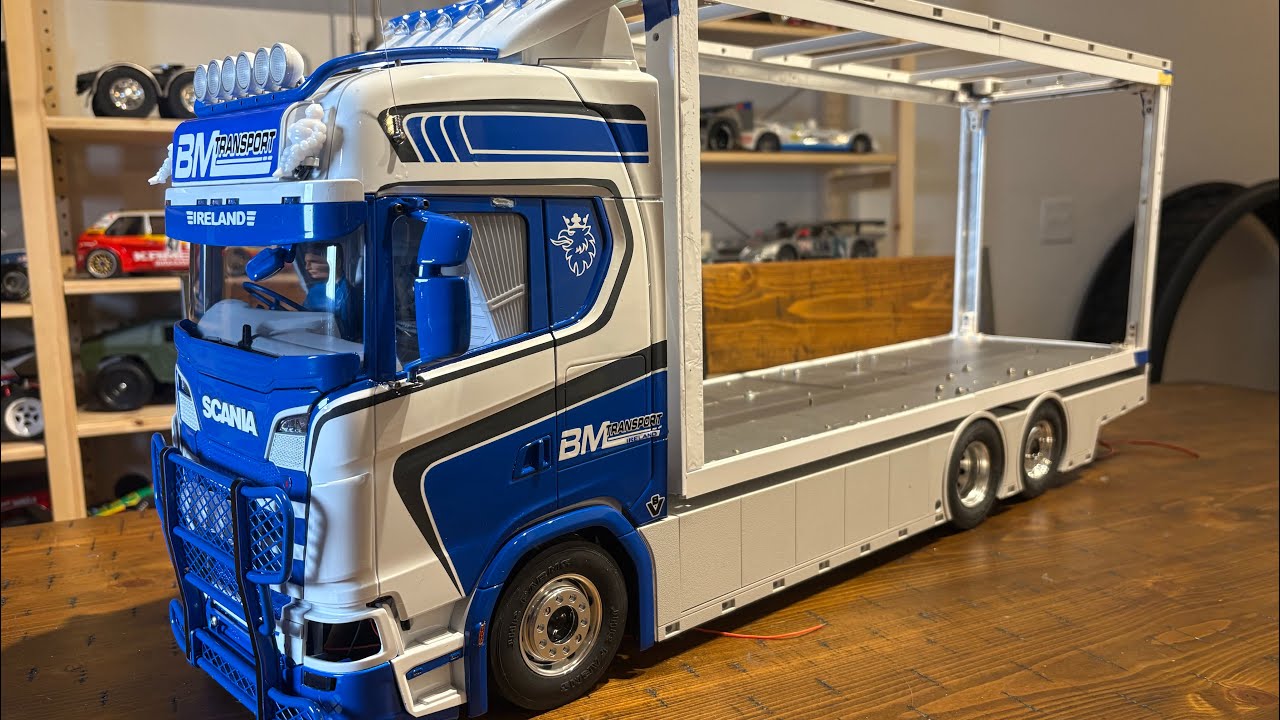 Pt 4 RC Tamiya Scania Combination Truck build.