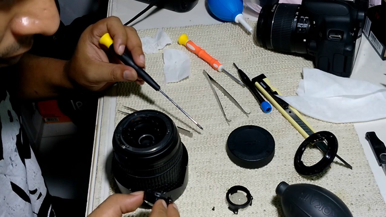 Cara bersihin jamur lensa nikon 18-105mm