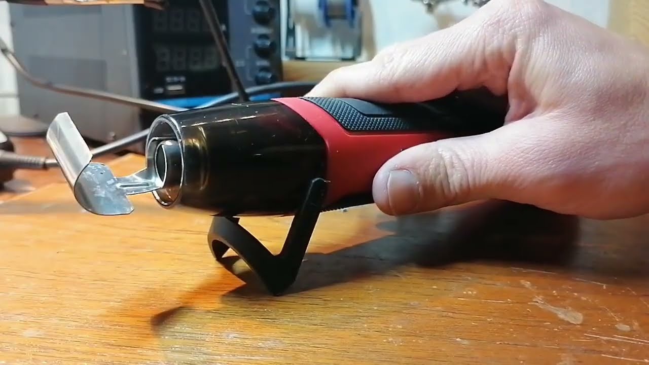 Air Gun / Heat Gun  and Heat shrink - Diy Electronics - SEEKONE Mini Hot Air Gun. heat gun