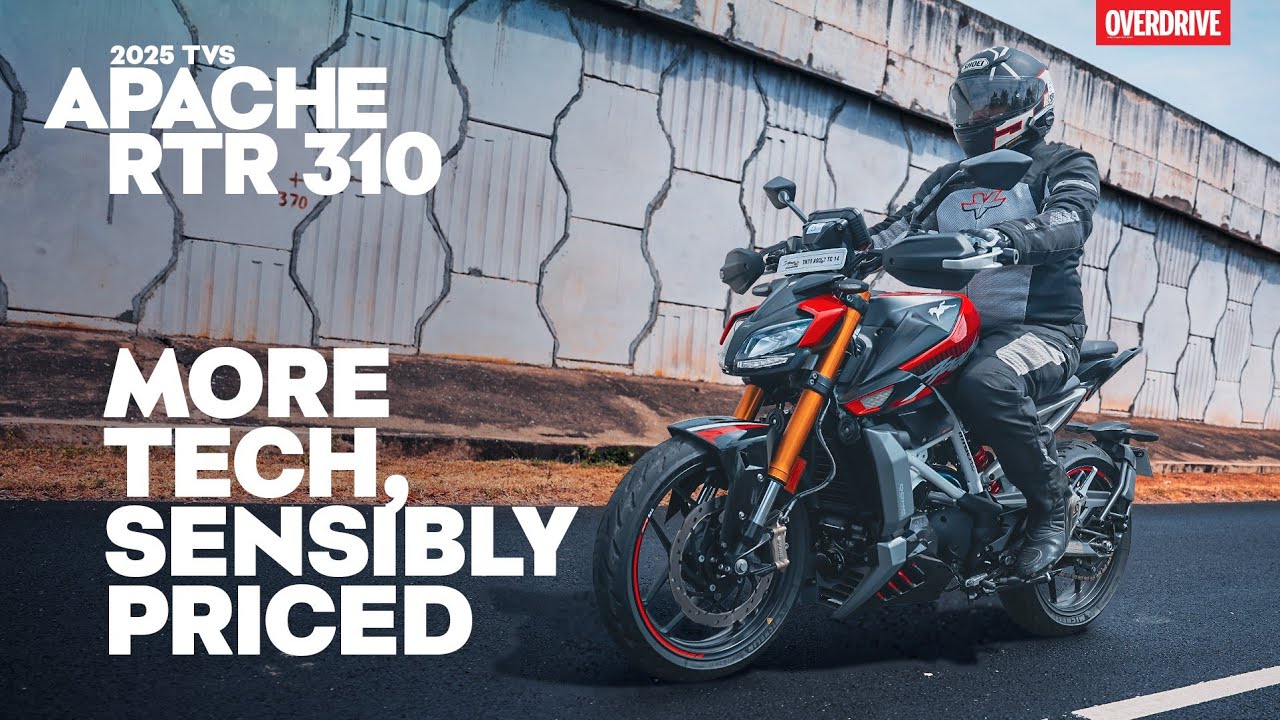 2025 TVS Apache RTR 310 - More Tech, Sensibly Priced | OVERDRIVE