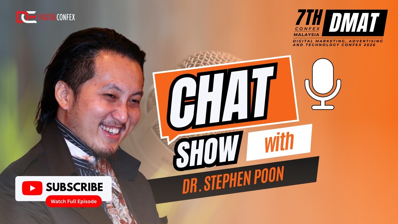 DIGITALCONFEX Chat Show with  Dr. Stephen Poon, Associate Professor, MILA University #neuromarketing