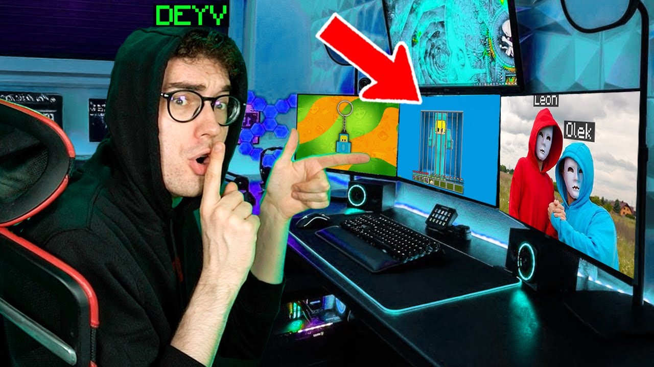 WŁAMAŁEM SIĘ na KOMPUTER OLKA w Minecraft!