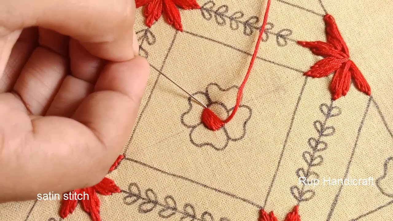 Beautiful Fhulkari Dupatta Design by Hand Embroidery-27, কিভাবে ওড়নায় এমব্রয়ডারি করবেন -27