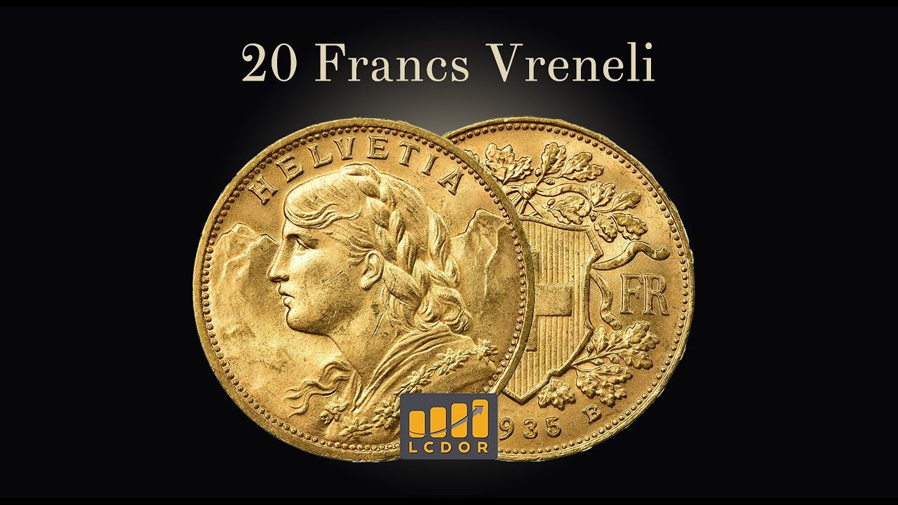 Les pièces d'or Suisse 🌟 Vreneli (Croix suisse) et Confédération 20 Francs