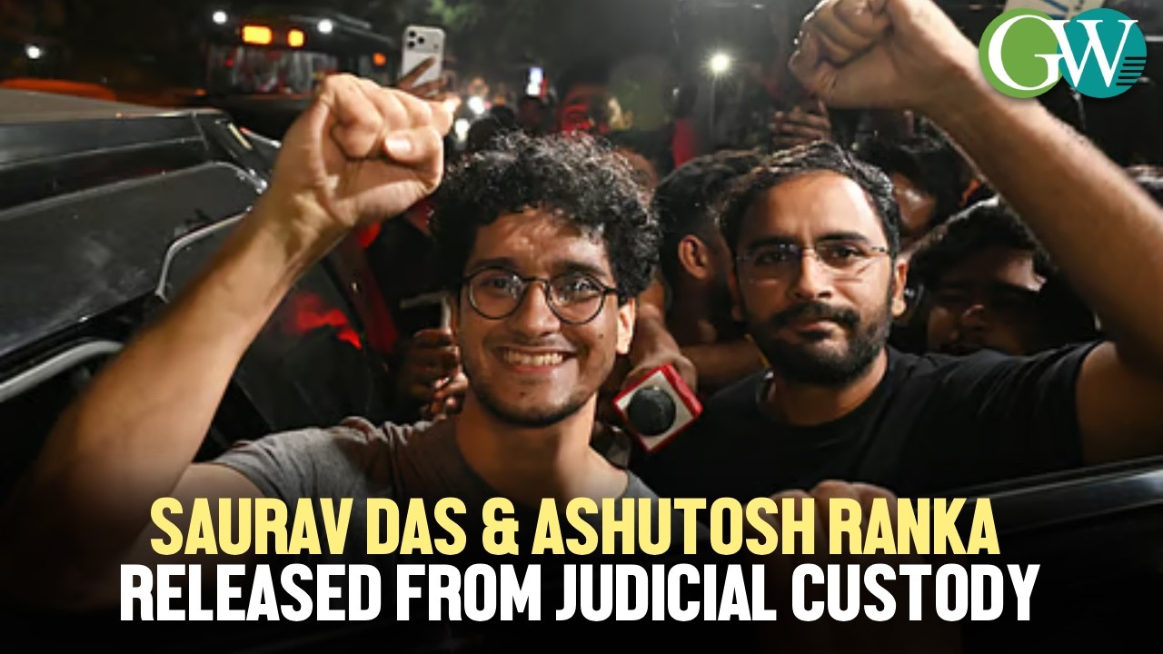 CJP LEADERS SAURAV DAS & ASHUTOSH RANKA RELEASED FROM JUDICIAL CUSTODY