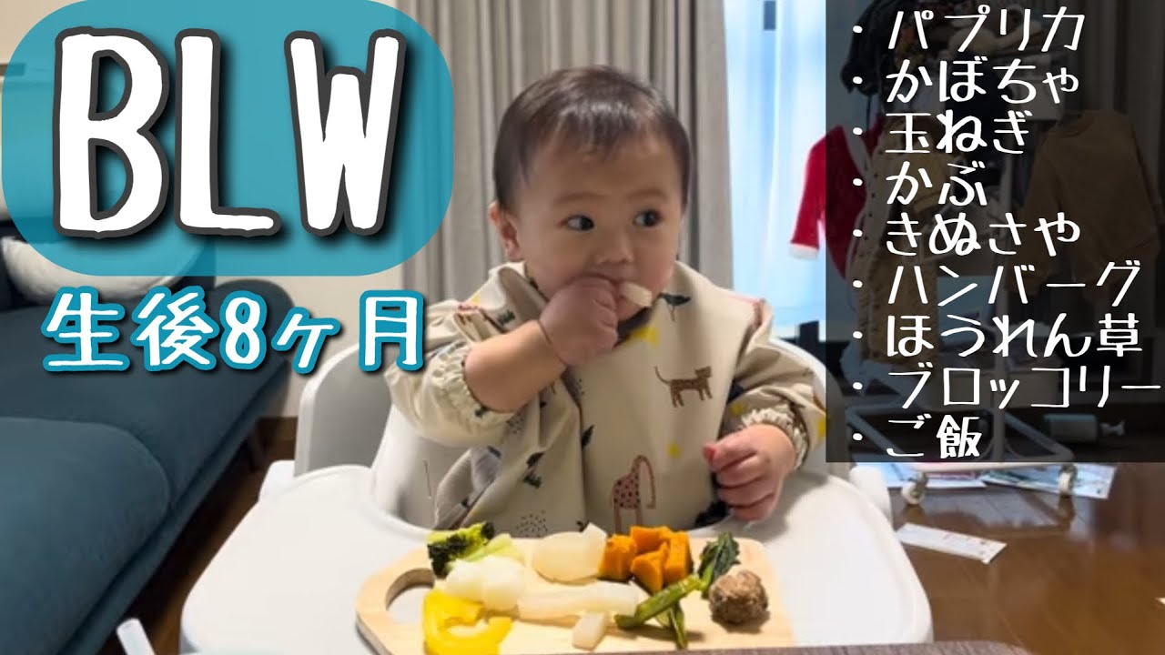 BLW 離乳食 生後8ヶ月